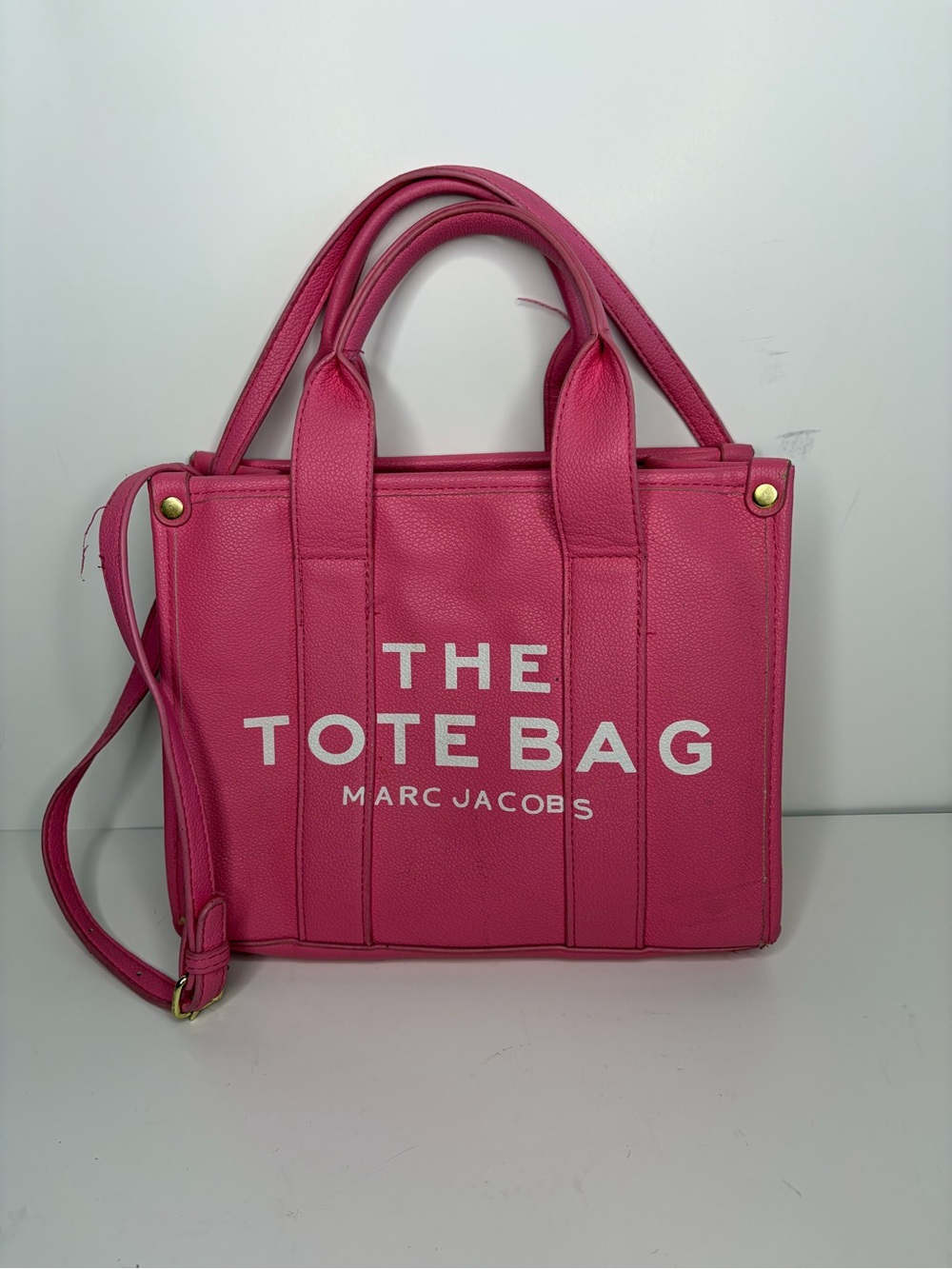 Marc Jacobs Pink The Tote Bag with Detachable Strap